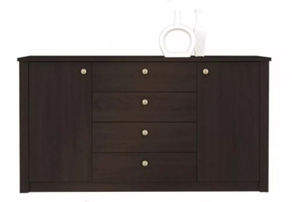 Kumode Finezja F6 · Šokolādes sonoma · 160 × 54 × 86 cm