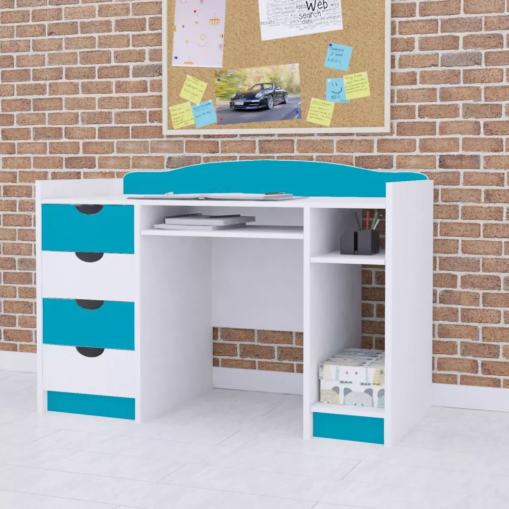 Bērnu rakstāmgalds Classic B02 Maksimālais augstums: 89 cm, · 125 × 75 × 60 cm