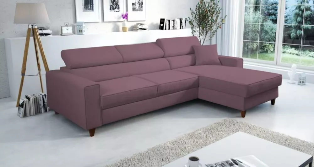 Dīvāns Nici standard · Violets · 175 × 262 × 87 cm