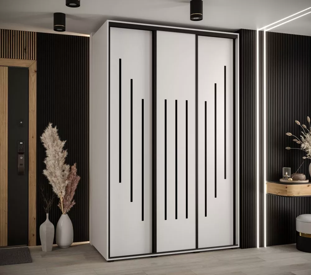 Skapis Cannes 8 · Balts · 150 × 60 × 205.2 cm