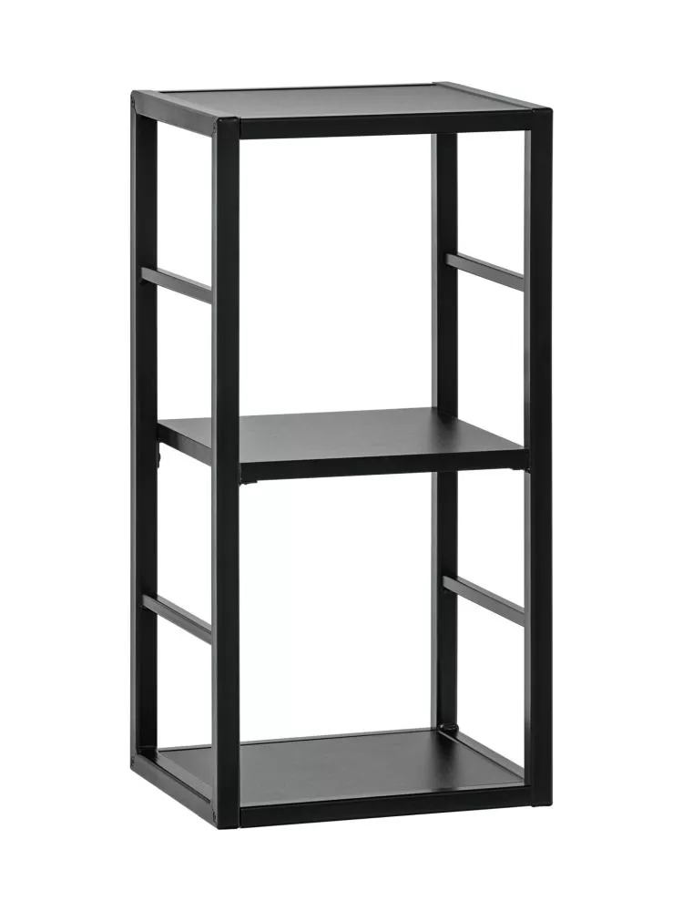 Plaukts Switch RM 4 · Melns · 30 × 60 × 25 cm