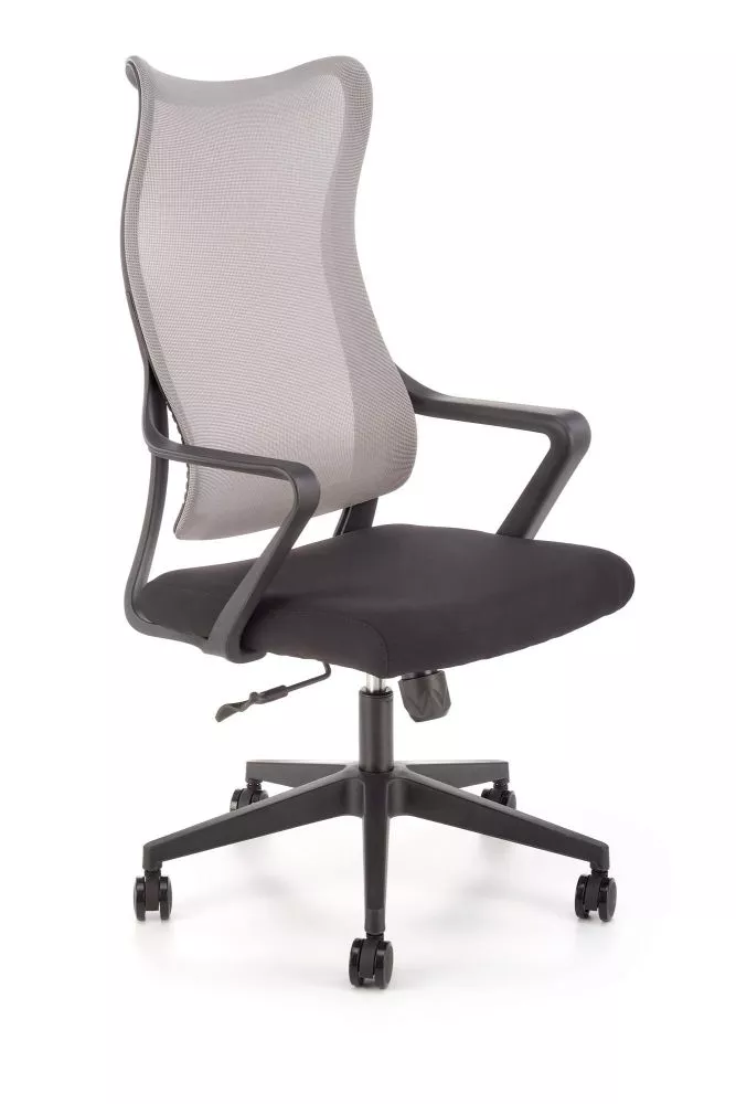 Datorkrēsls Loreto classic · Pelēks + melns · 61 × 65 × 113 cm