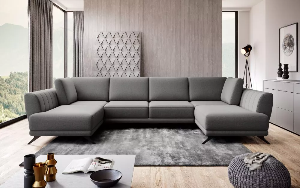 Dīvāns Larco Premium Standard · Antracīts · 191 × 362 × 90 cm