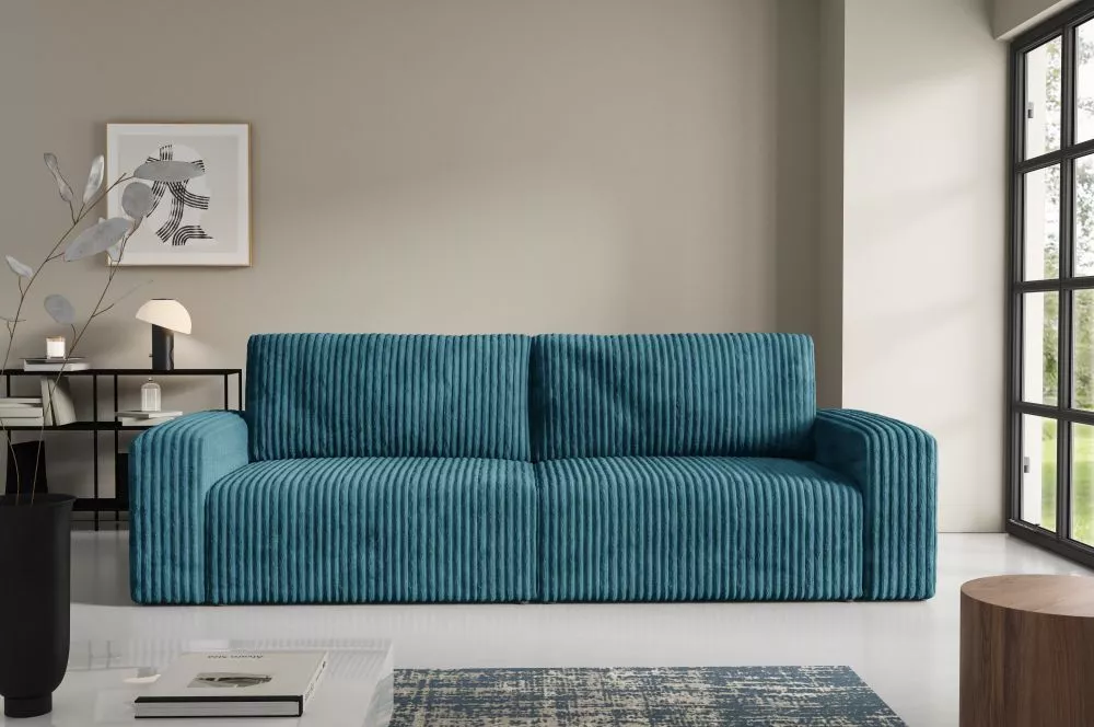 Dīvāns Bergamo Sofa Tilia standard · Tirkīzs · 105 × 252 × 70 cm