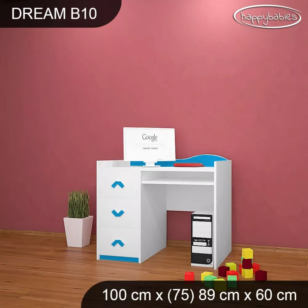 Bērnu rakstāmgalds Dream B10 Maksimālais augstums: 89 cm, · 100 × 75 × 60 cm