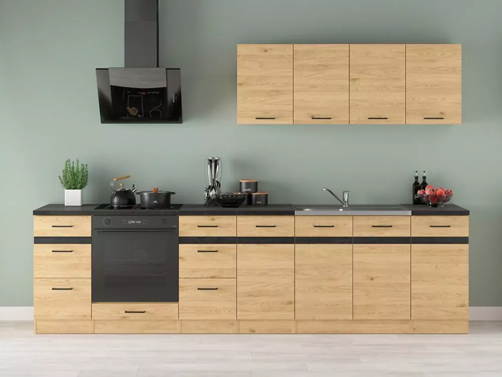 Virtuves komplekts Junona Line 300 Materiāls : MDF + LKSP plātne,