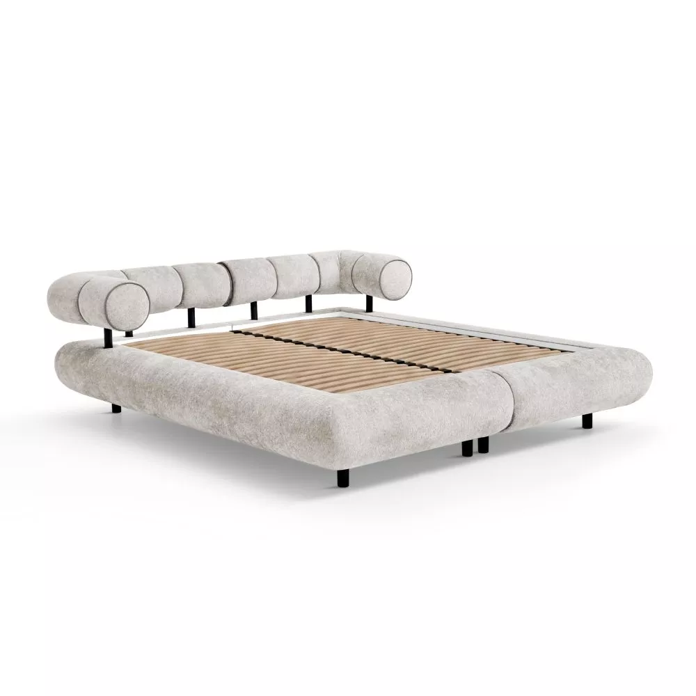 Gulta Luxor standard ar stelāžām Kājiņu izmērs: 11 cm, Guļamvietas platums: 160 cm, Guļamvietas garums: 200 cm, stelāžas