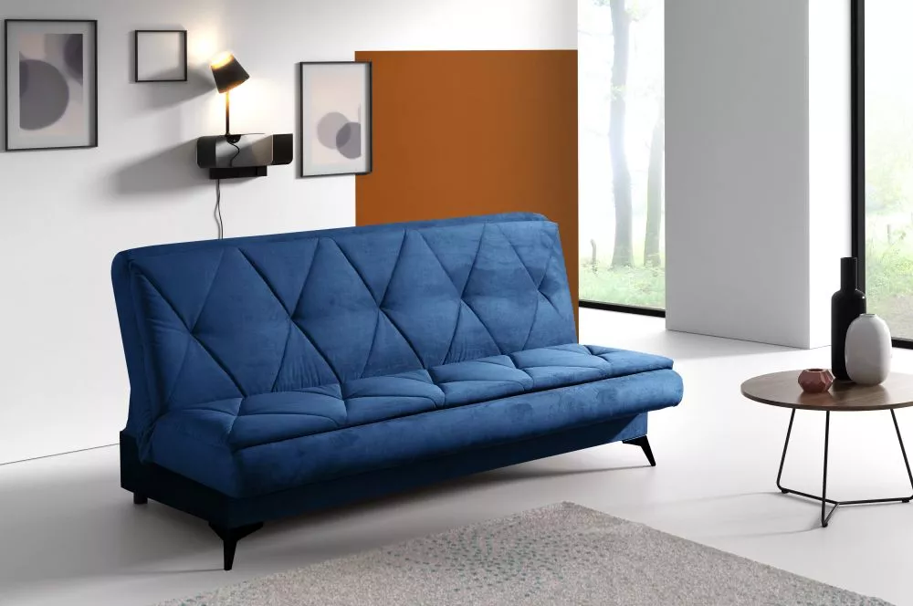 Dīvāns Twingo standard · Tumši zils · 95 × 200 × 91 cm