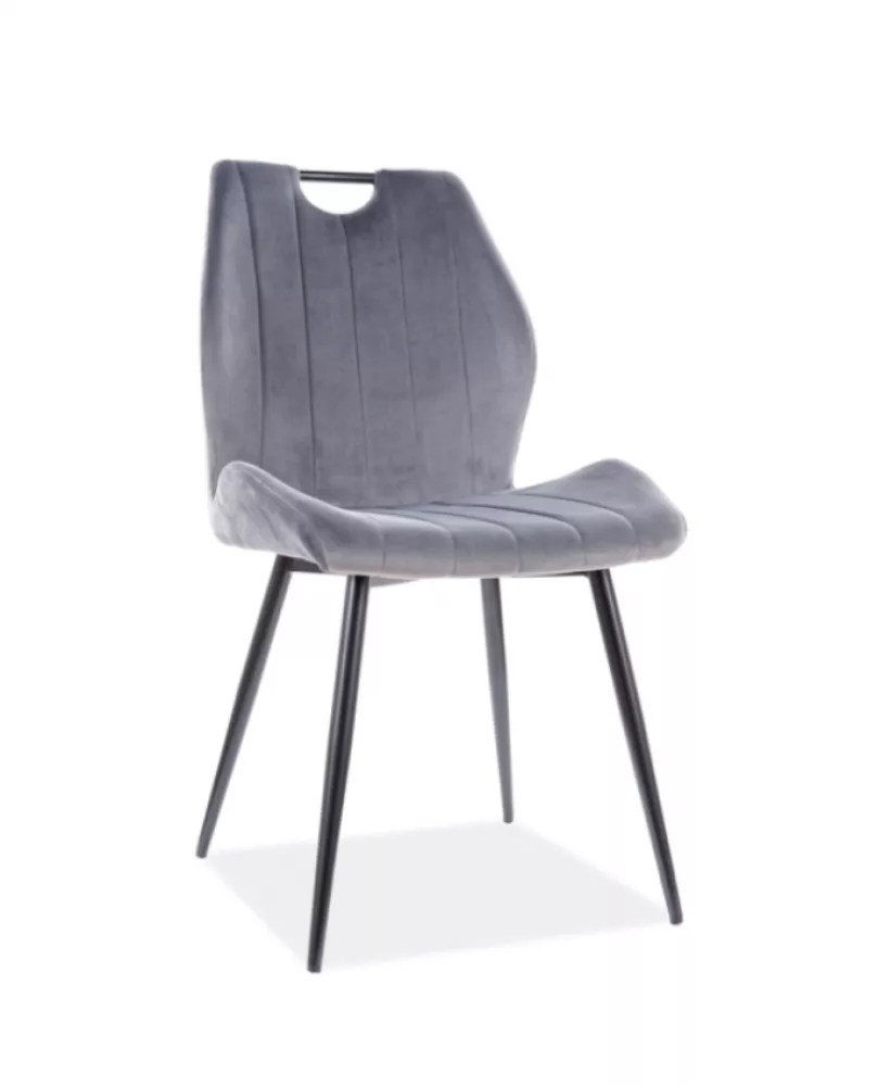 Krēsls Arco Velvet · Pelēks · 92 × 52 × 44 cm