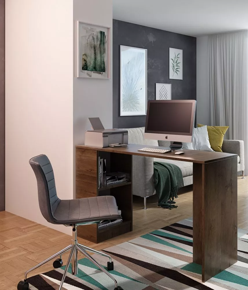 Galds Smart B-2 Mini · Tumšais osis · 125 × 79 × 47 cm