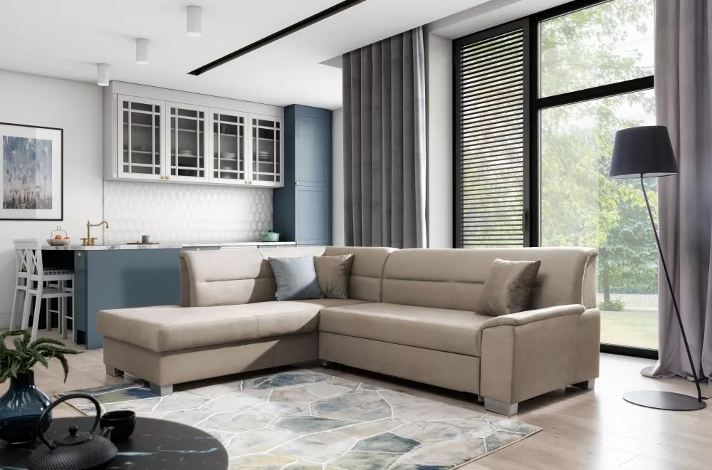 Dīvāns Bergen Premium standard · Brūns · 208 × 250 × 87 cm
