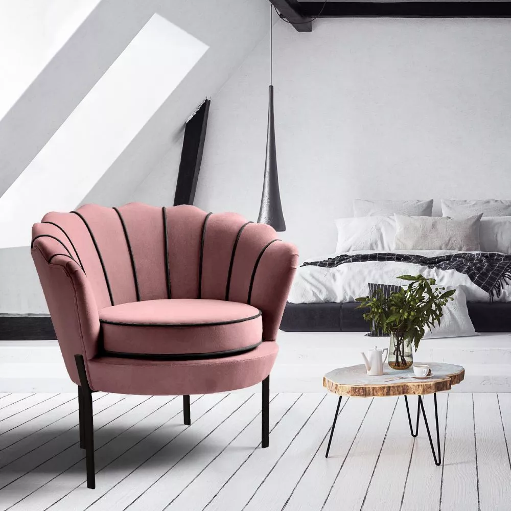 Krēsls Angelo comfort · Rozā · 75 × 73 × 73 cm