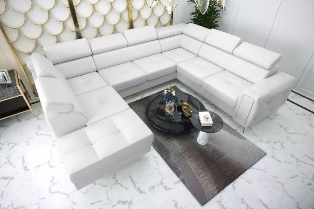 Dīvāns Orion Max 1 standard · Balts · 255 × 350 × 78 cm