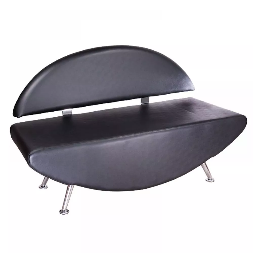 Dīvāns BD-6710 · Melns · 52 × 138 × 84 cm