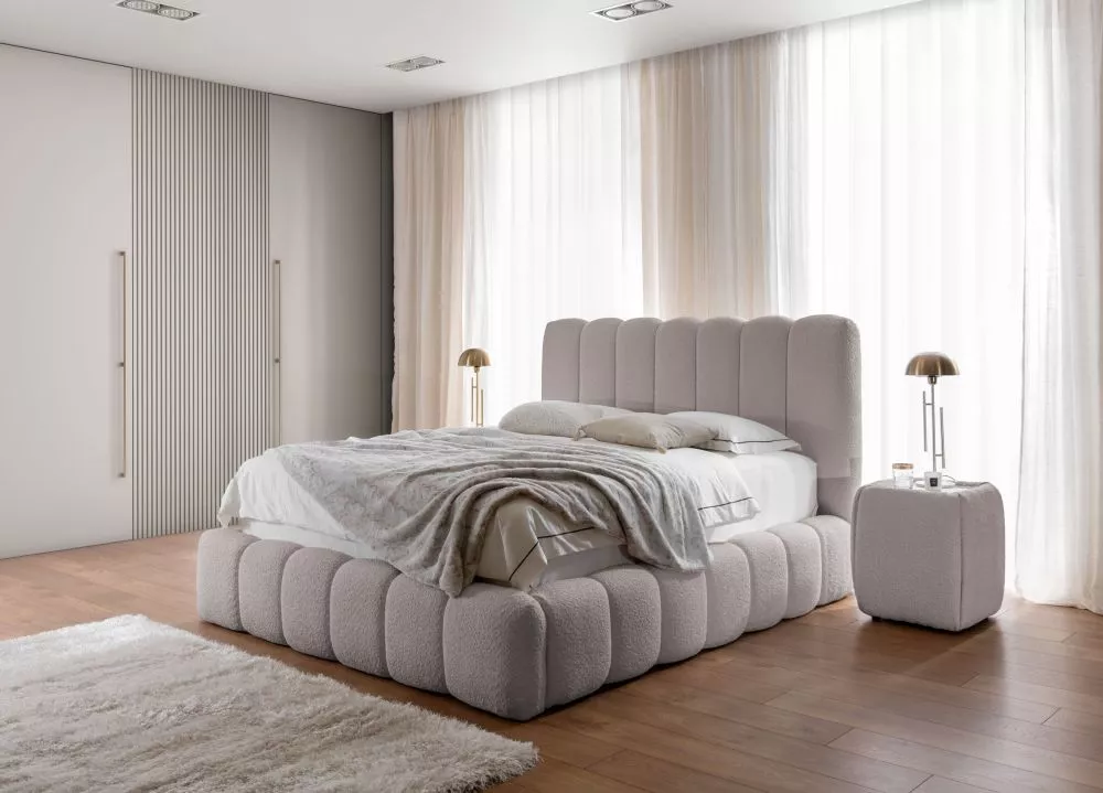 Gulta Cande Standard ar stelāžu Guļamvietas platums: 120 cm, Guļamvietas garums: 200 cm, stelāžas tips: metāla, · Bēši p