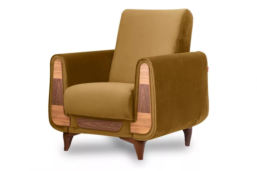 Mīksts krēsls Gustavo 1S Standard · Dzeltens · 83 × 81 × 95 cm