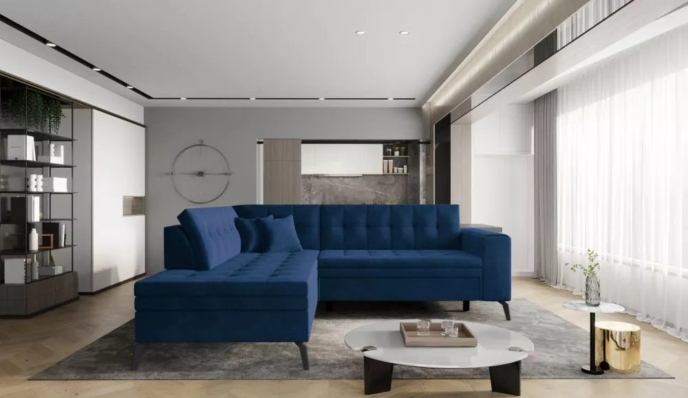 Dīvāns Lanvin Standard · Zila · 210 × 260 × 93 cm