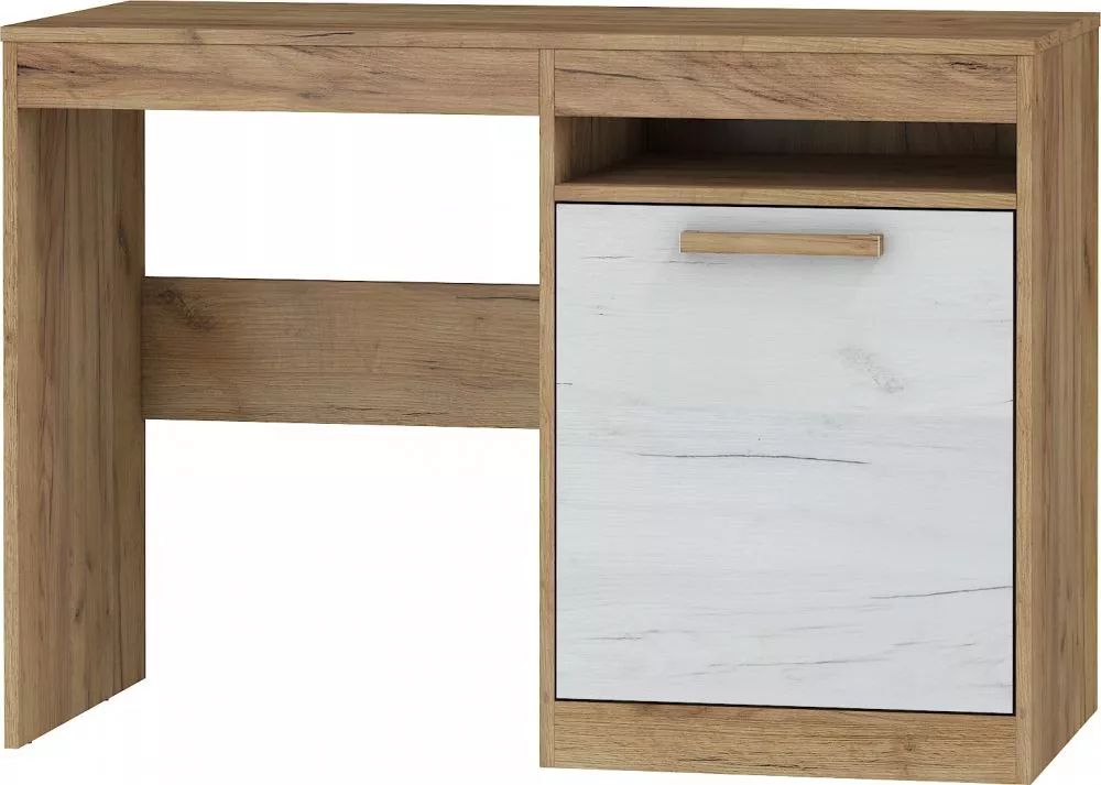 Galds Maximus MXS 02 · Zelts ozols + balts ozols · 110 × 77 × 50 cm