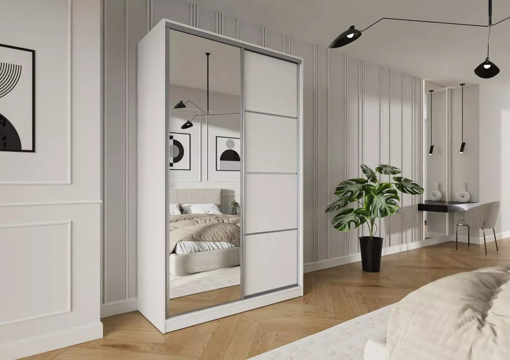 Skapis Trend 6 · Balts · 150 × 60 × 245 cm