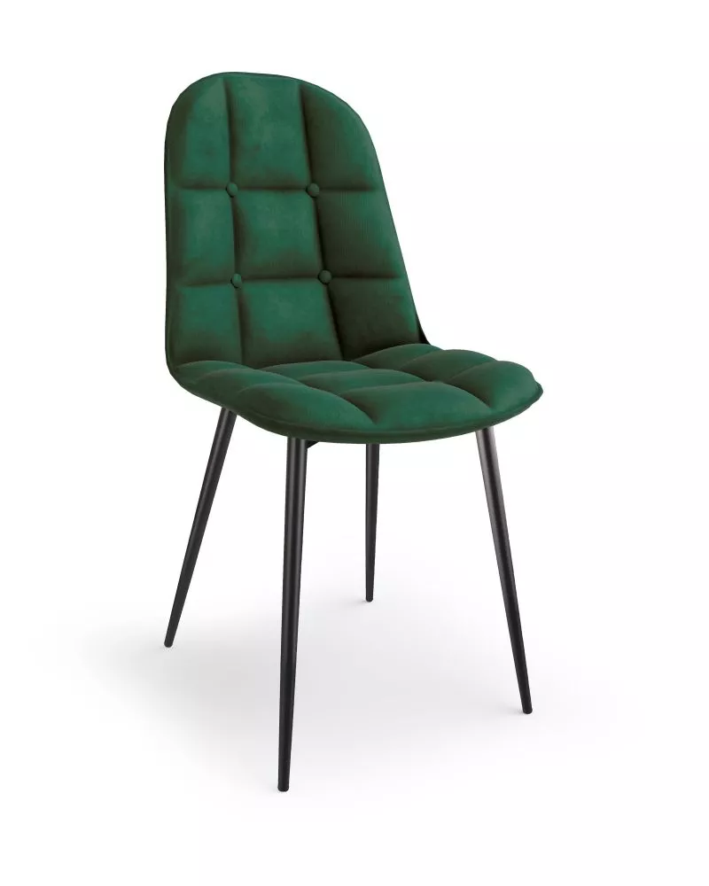 Krēsls K-417 · Tumši zaļš · 87 × 44 × 56 cm