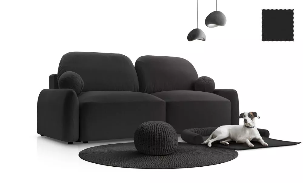 Dīvāns Sevilla Sofa Standard · Grafīts · 106 × 232 × 100 cm