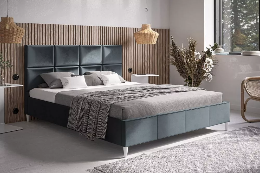 Gulta Lux 1 standard ar stelāžu Guļamvietas platums: 120 cm, Guļamvietas garums: 200 cm, stelāžas tips: koka, · Antracīt