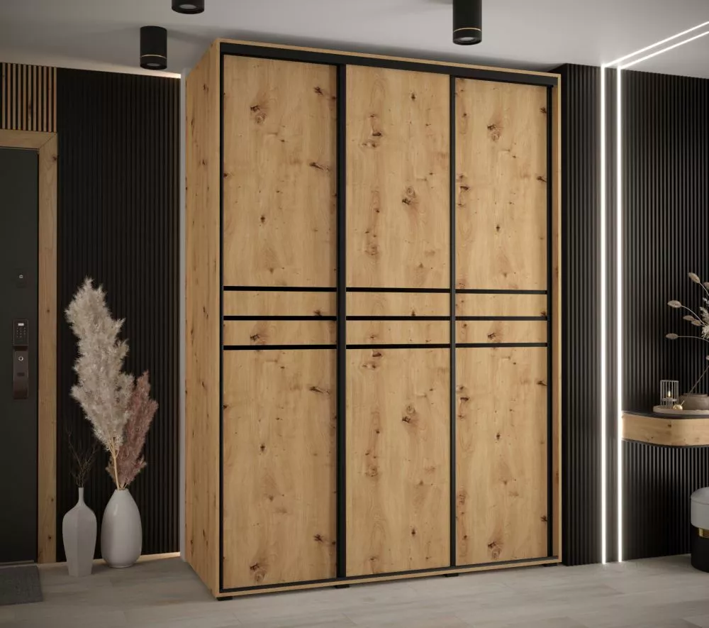 Skapis Cannes 10 · Ozols artisan · 180 × 60 × 205.2 cm