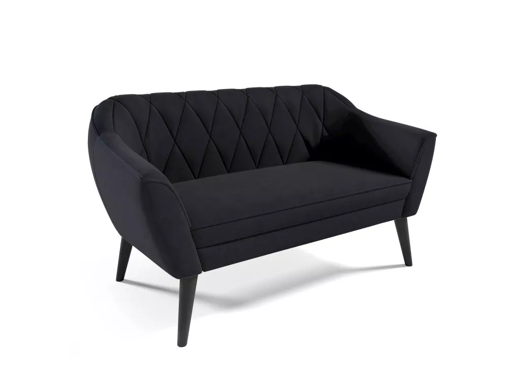 Dīvāns Sofa 201 standard · Melns · 71 × 150 × 75 cm
