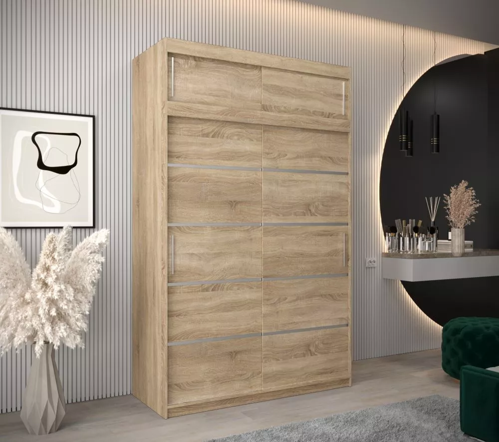 Skapis Verona 1 Premium · Sonoma · 150 × 62 × 240 cm