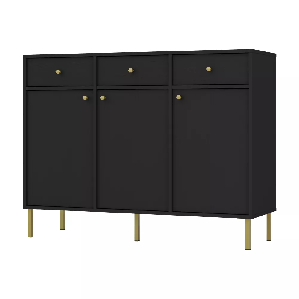 Kumode Tokyo 827 · Melns · 124.5 × 40.8 × 95 cm