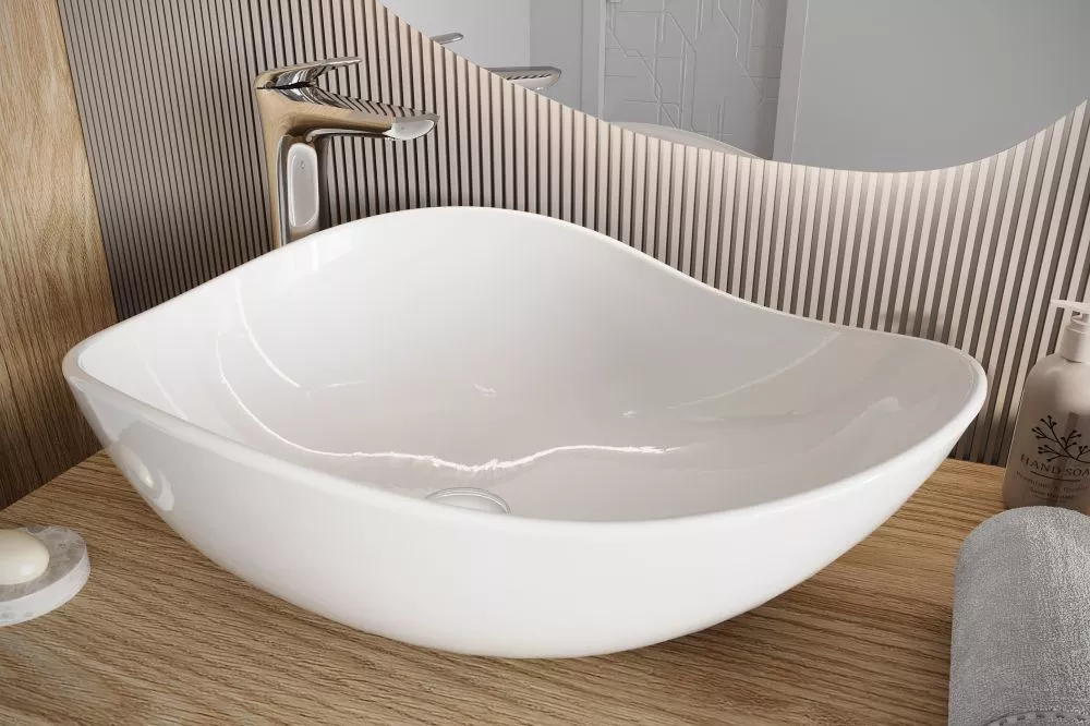 Izlietne Cloud Ceramic · Balts · 51 × 39 × 18.5 cm