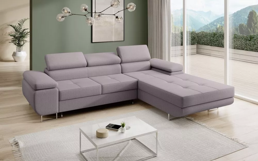 Dīvāns Corner 270 standard · Sudrabs · 200 × 277 × 90 cm
