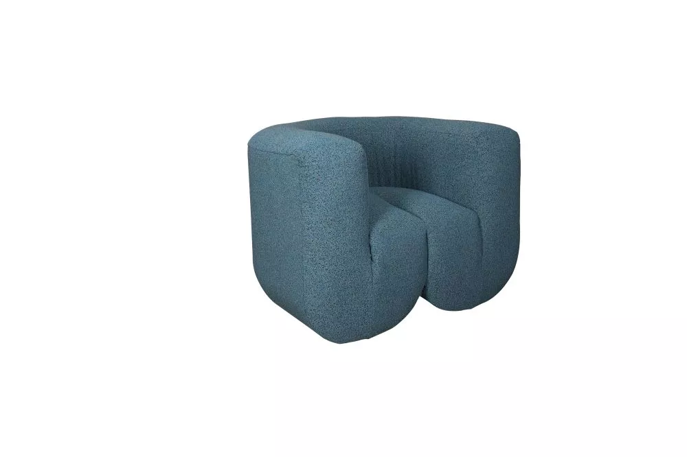 Mīksts krēsls Nua N88-100 · Zils · 100 × 85 × 75 cm