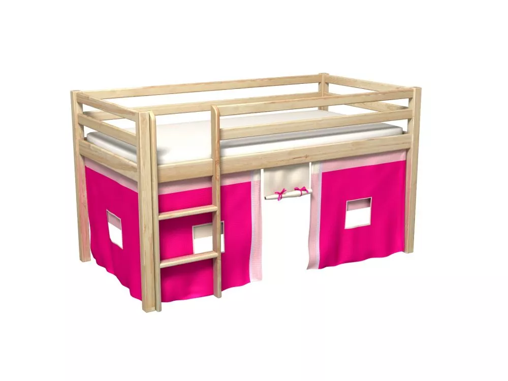 Bērnu gulta Gabi ar stelāžu Guļamvietas platums: 80 cm, Guļamvietas garums: 180 cm, · 88 × 188 × 106 cm