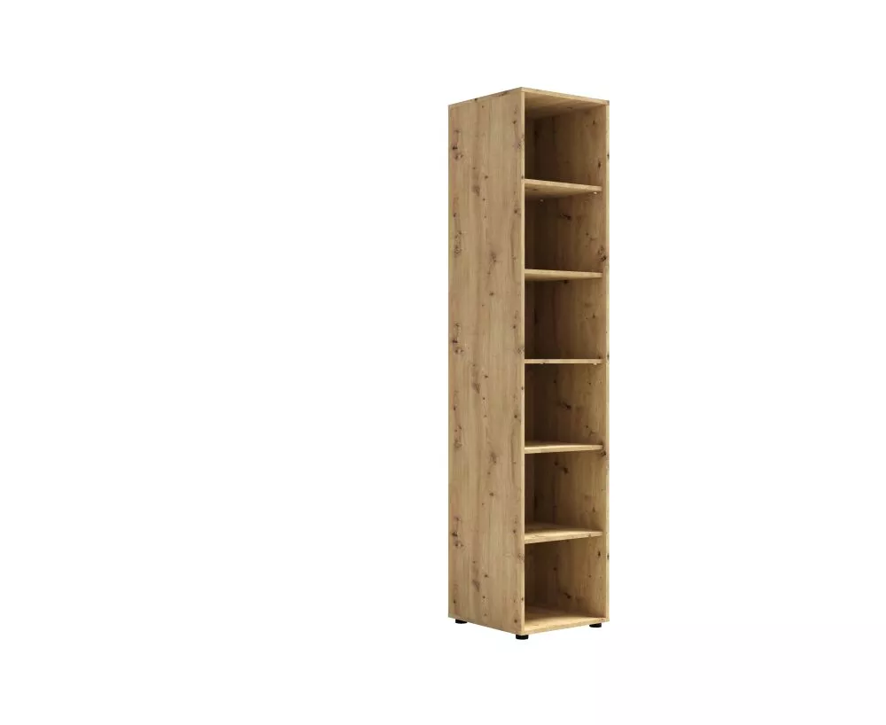 Plaukts Maxione MX-08 · Ozols artisan · 45 × 206 × 45 cm