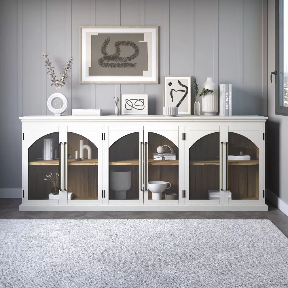 Kumode Avola AV2293-96 · Balts · 244 × 43 × 91.5 cm