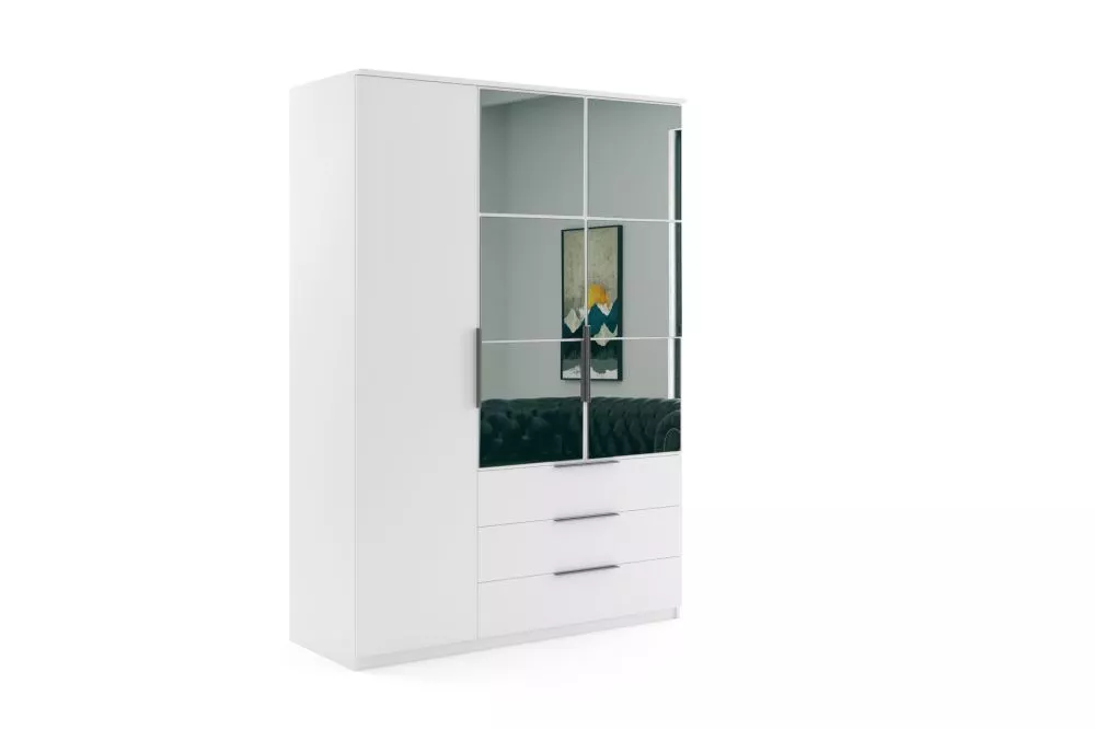 Skapis Florencja · Balts · 150 × 61 × 215 cm
