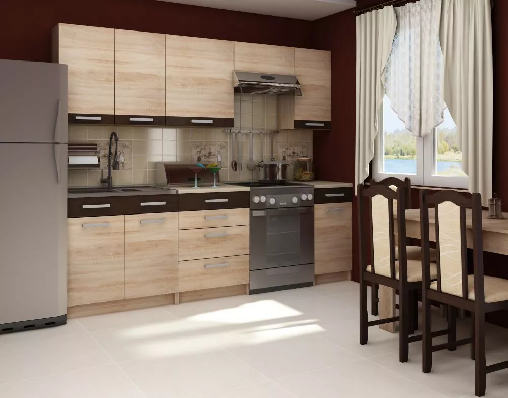 Virtuves komplekts Polo 3 Kitchen Set Materiāls : laminēta KSP,