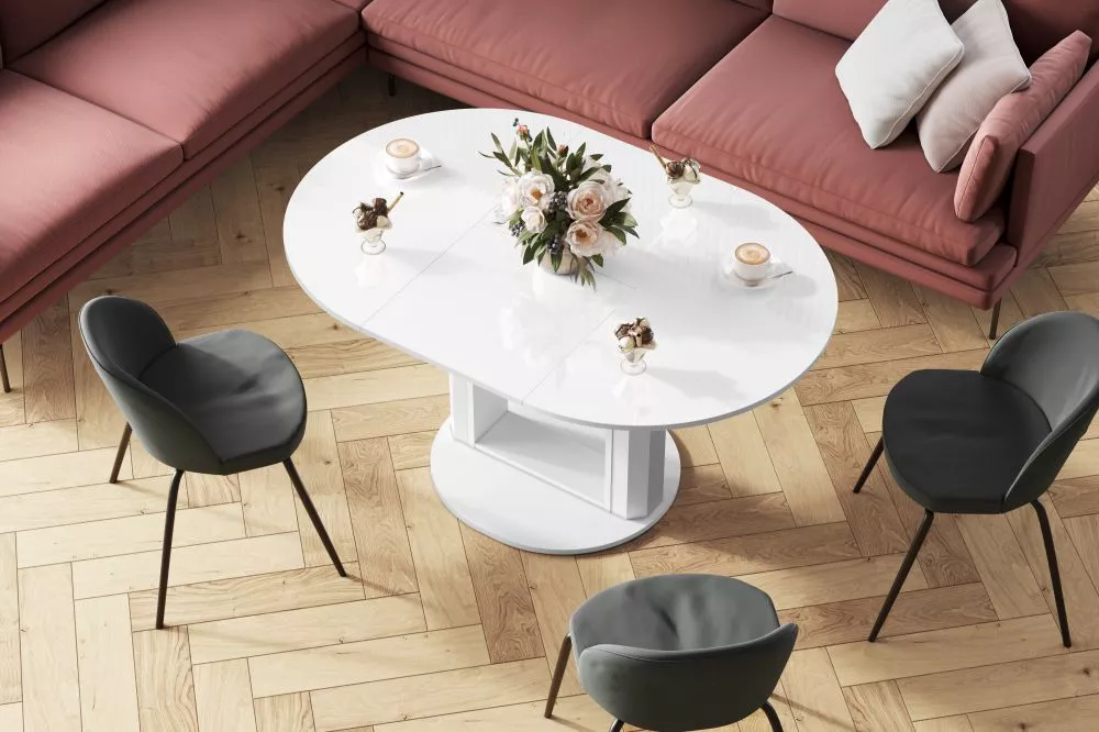 Žurnālgalds Primo Lux Gloss Korpusa krāsa: balts, · 100 × 100 × 54 cm