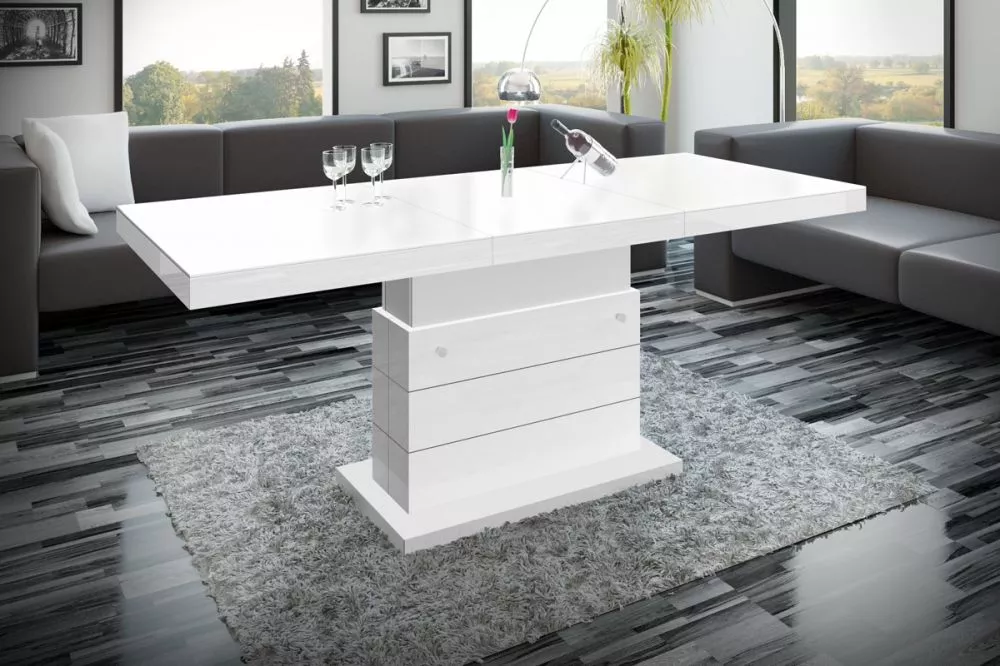 Žurnālgalds Matera Lux Korpusa krāsa: balts, · 120 × 70 × 50 cm