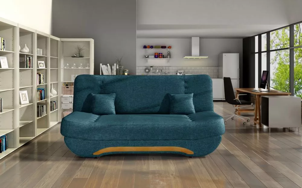 Dīvāns Ewa 2 Classic standard · Tirkīzs · 92 × 194 × 95 cm