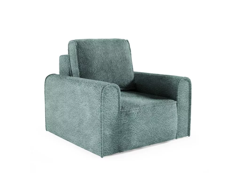 Mīksts krēsls Loretto 1S Premium Standard · Tumši zaļš · 100 × 104 × 88 cm