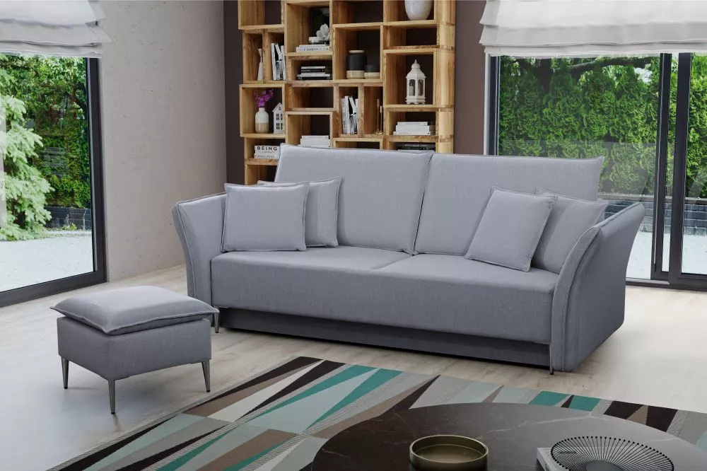 Dīvāns Bregi Sofa Silver Standard · Gaiši pelēks · 100 × 238 × 96 cm