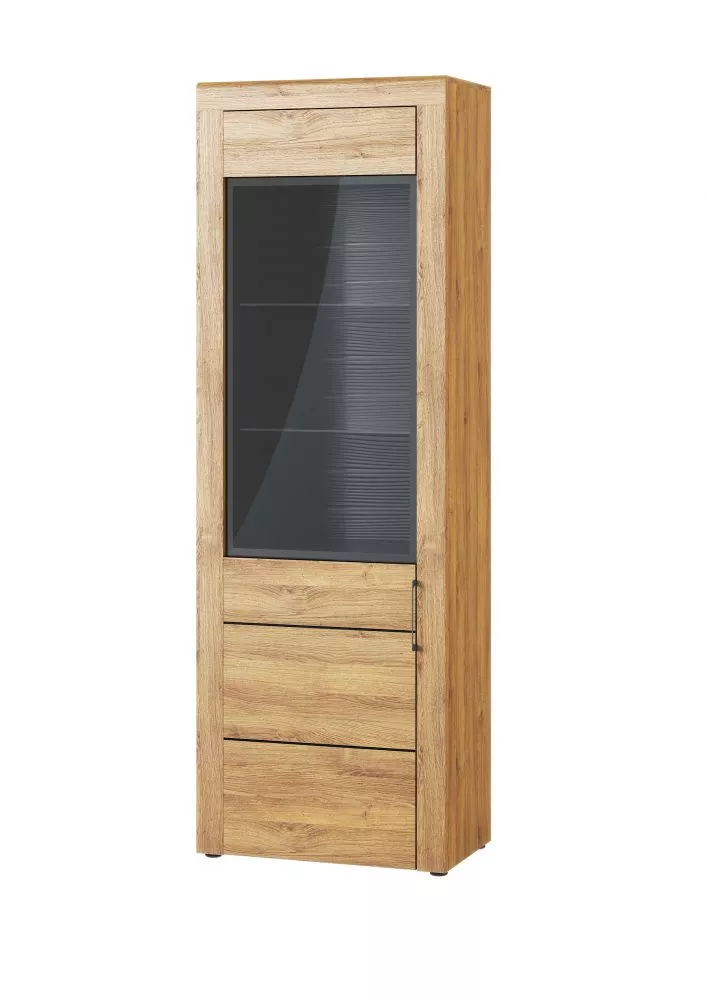 Sekcija Kama 10 ar LED Korpusa krāsa: ozols, · 67 × 40 × 199 cm