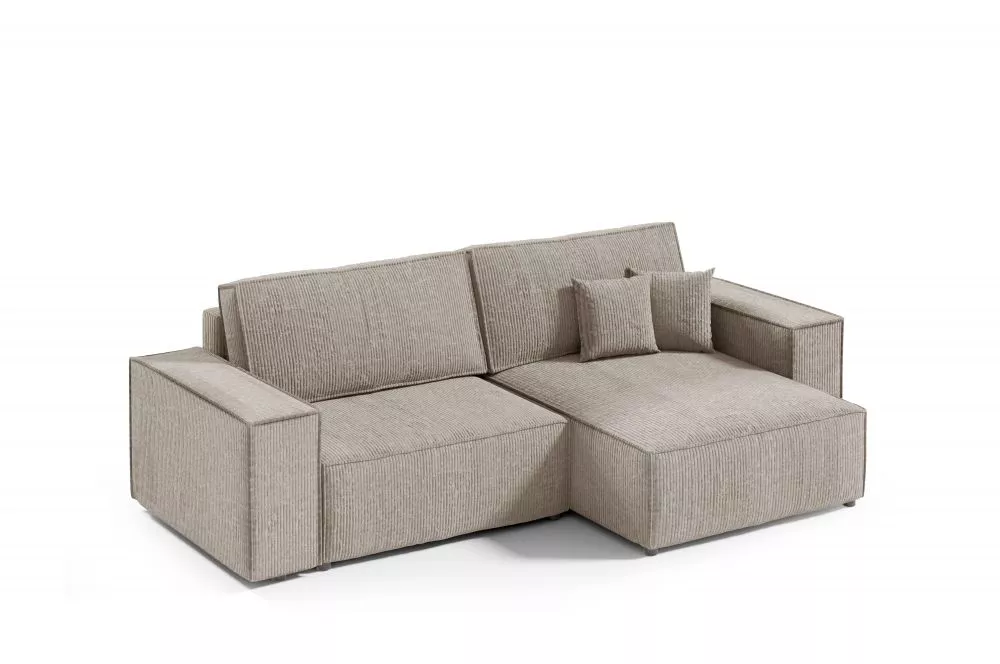Dīvāns Poso L Mini Standard · Kapučino · 148 × 257 × 70 cm