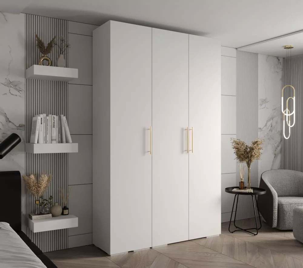 Skapis Inova 3 · Balts · 150 × 47 × 236.7 cm