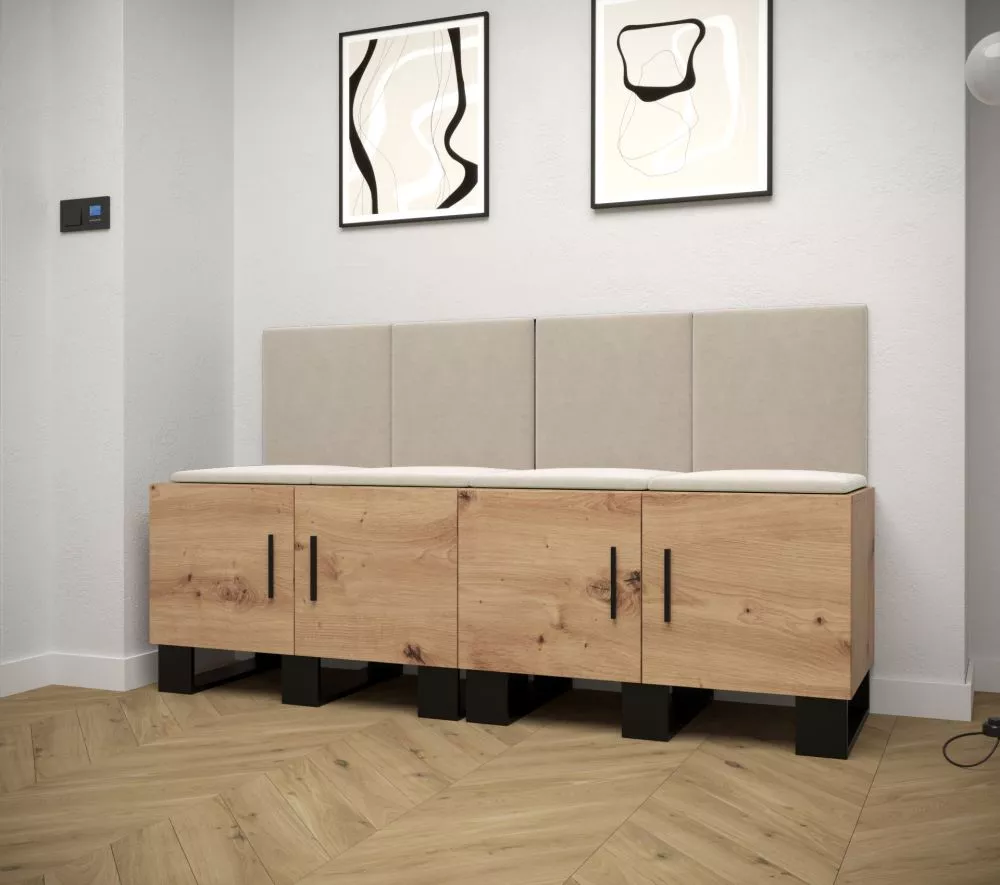 Apavu skapis Artin 20 Korpusa krāsa: ozols artisan, · 168 × 45.6 × 95 cm