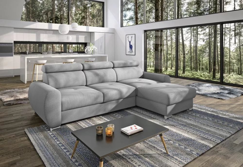 Dīvāns Sofia Comfort Standard · Pelēks · 176 × 266 × 87 cm