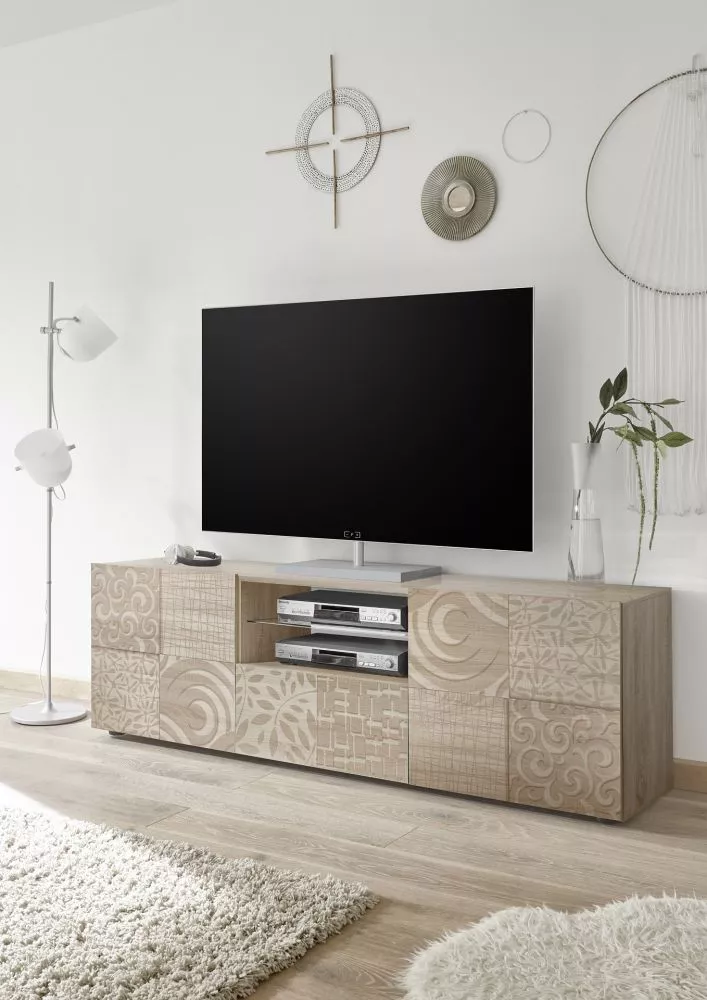 TV tumba Miro 02 · Sonoma · 181 × 43 × 57 cm