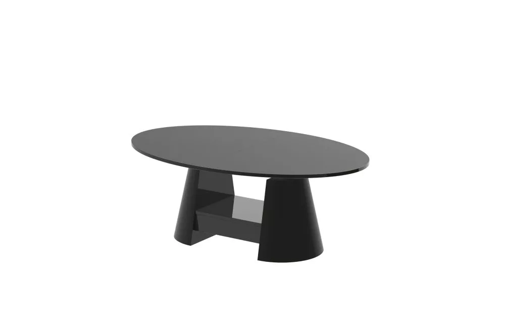 Žurnālgalds Calabro Max Gloss · Melns · 140 × 90 × 55 cm